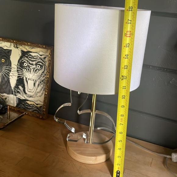 Crate & Barrel Kids Acrylic Bunny Lamp! - Picture 2 of 6